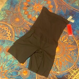 Spanx by Sara Blakely high waisted mid thigh large black retail $68